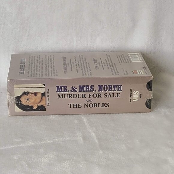 Mr & Mrs North 2 VHS Set Murder For Sale /  The Nobles  2001 Barbara Britton - Picture 6 of 8